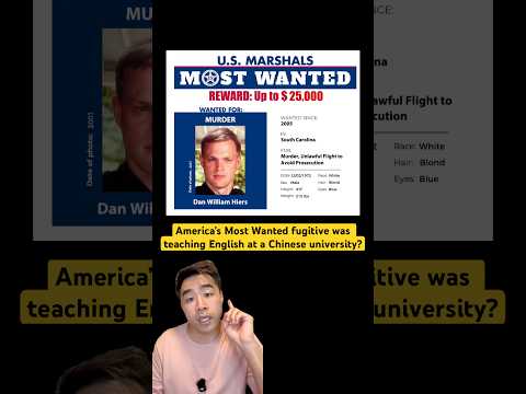 America's Most Wanted fugitive was teaching English at a Chinese university? #china #crime #teacher