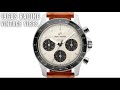 About vintage 1960 racing chronograph watch review  panda dial  daytona vibes