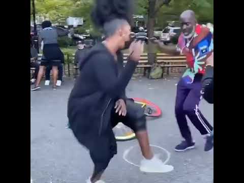 Michael K. Williams Dancing House Music in NYC Park 