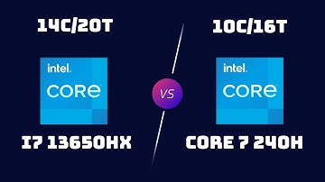 i7-13650HX vs Core 7 240H – Laptop CPU Benchmark Showdown