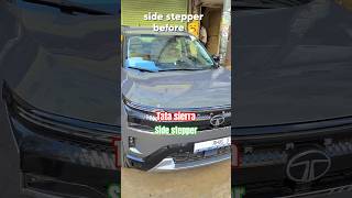 Tata Sierra Modified: Side Stepper Installation! 🔥 #sierra