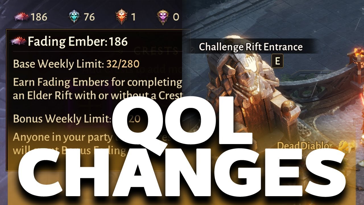 UPCOMING QoL UPDATES for Diablo Immortal! - YouTube