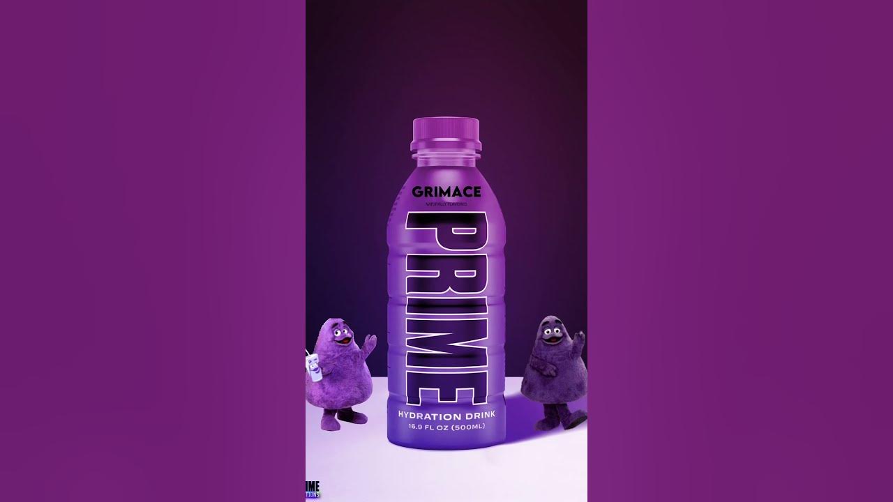 Grimace shake PRIME Hydration Flavour #prime #drinkprime #grimace #mcd