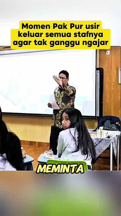 The moment Mr. Pur kicked out all his staff so they wouldn't disturb his teaching #shorts