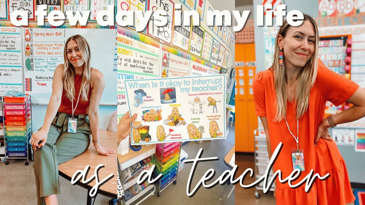 A FEW DAYS IN MY LIFE | teaching, weekend shenanigans, + hanging with ...