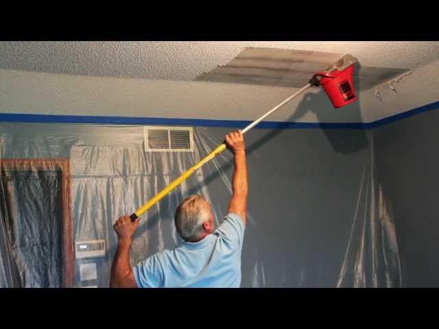 Easy Popcorn Ceiling Remover  Texture Terminator - TheSuperBOO!