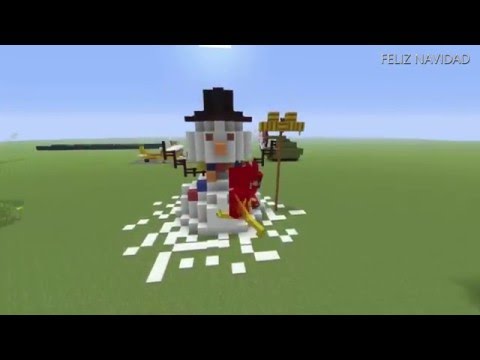 Minecraft Tutorial Como Hacer Un Mu Eco De Nieve Con Pollitodevil Y