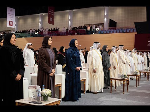 سمو الشيخة جواهر ترعى حفل تخريج طالبات جامعة قطر وتكرم المتفوقات