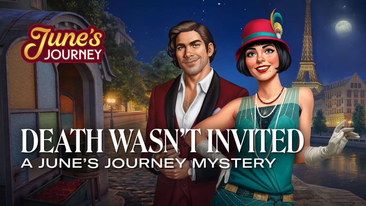 "Death Wasn't Invited," a June's Journey Mystery, is out!