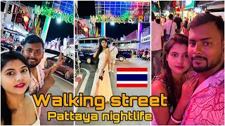 The world famous walking street of pattaya #bengalivlog #couplevlog #thailand #viral #walkingstreet