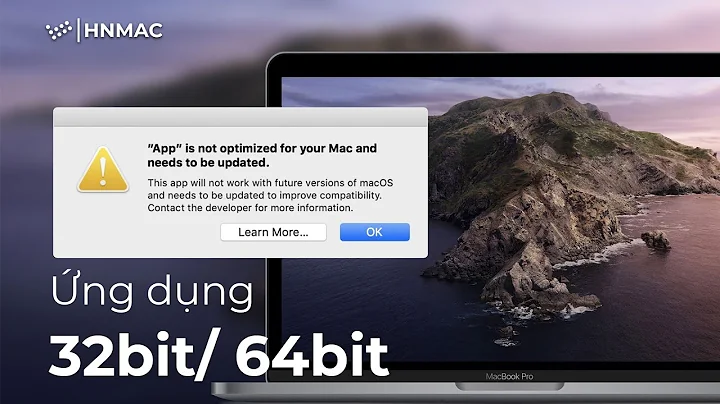 Cách kiểm tra ứng dụng macbook của bạn là 64-bit hay 32-bit.