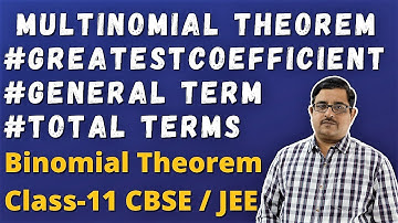 Multinomial Theorem in Binomial Theorem | Binomial Theorem Class 11 | JEE Mains