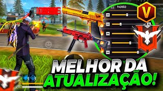 NOVA TEMPORADA!🔥 A MELHOR SENSIBILIDADE para SUBIR CAPA na NOVA ATUALIZAÇÃO do FREE FIRE!