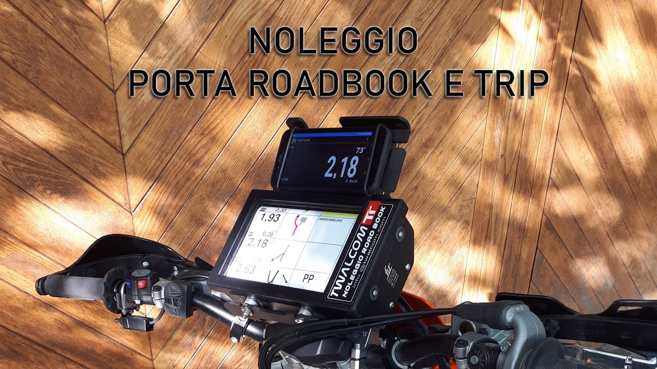 porta road book e trip master per moto