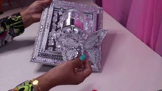 DIY FROM GLAM WALL DECOR TO GLAM BUTTERFLY WALL SCONCES