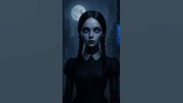 If Wednesday Addams Was a Robot in 3025… #AIArt #WednesdayAddams #RobotGirl  #SciFiArt  #AIArt