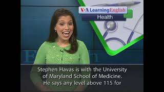 Turkish Subled-What Your Blood Pressure Means-Türkçe Altyazi-Voa Learning English