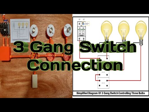 3 Gang Switch Connection Tagalog Youtube