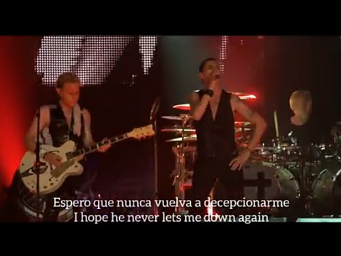 Depeche Mode - Never Let Me Down Again Live Hd Lyrics Subtitulado Español Ingles Hq Remix