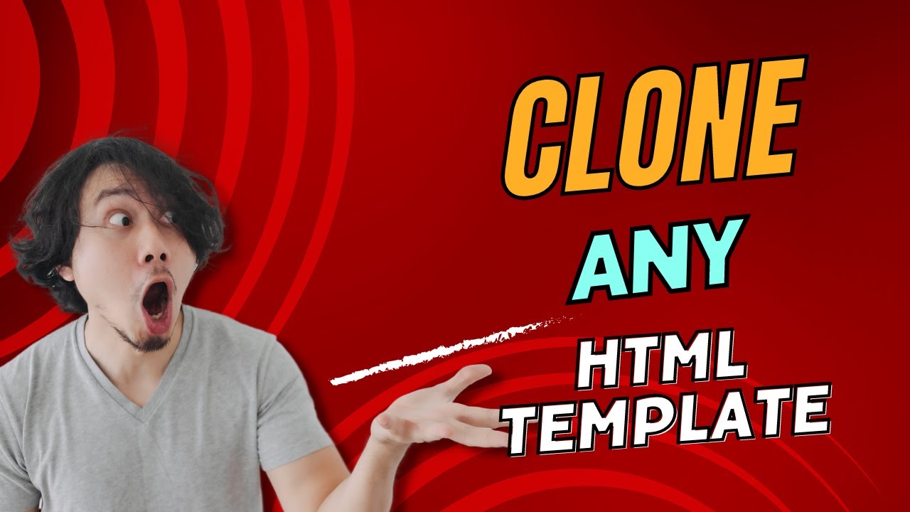 HOW TO CLONE OR COPY A HTML WEBSITE TEMPLATE 2023 - YouTube