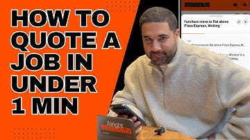 HOW TO QUOTE A JOB IN UNDER A MINUTE - Mucka Demo
