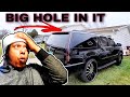 NEW ESCALADE MOD DIDN'T WORK.  I PUT A HUGE HOLE IN IT!