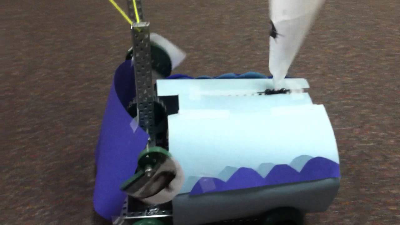 PLTW Pull Toy Sharknado Chain Drive and Bevel Gear YouTube