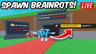Spawn Steal A Brainrot Using Chat #stealabrainrot Live