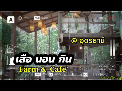 #เสือนอนกิน Farm&Cafe' คาเฟ่บรรยากาศดีชานเมือง #อุดรธานี