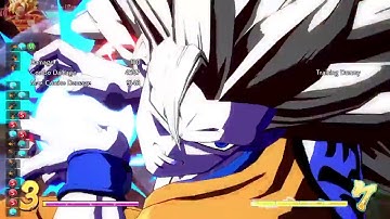 Goku (Super Saiyan) Solo Sparking Combo: 5.8K - Dragon Ball FighterZ