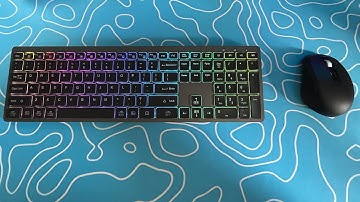 Chesona RGB Backlit Keyboard & Mouse Combo Unboxing