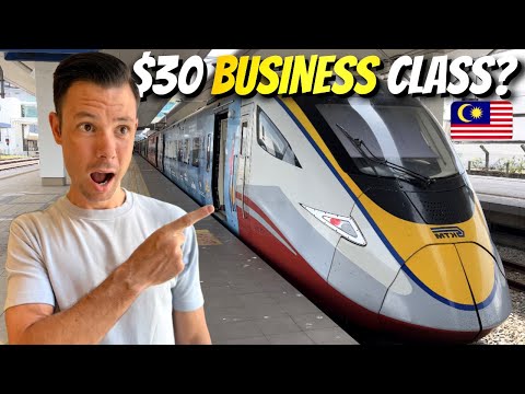 We took Malaysia's Business Class Train Kuala Lumpur to Penang 🇲🇾