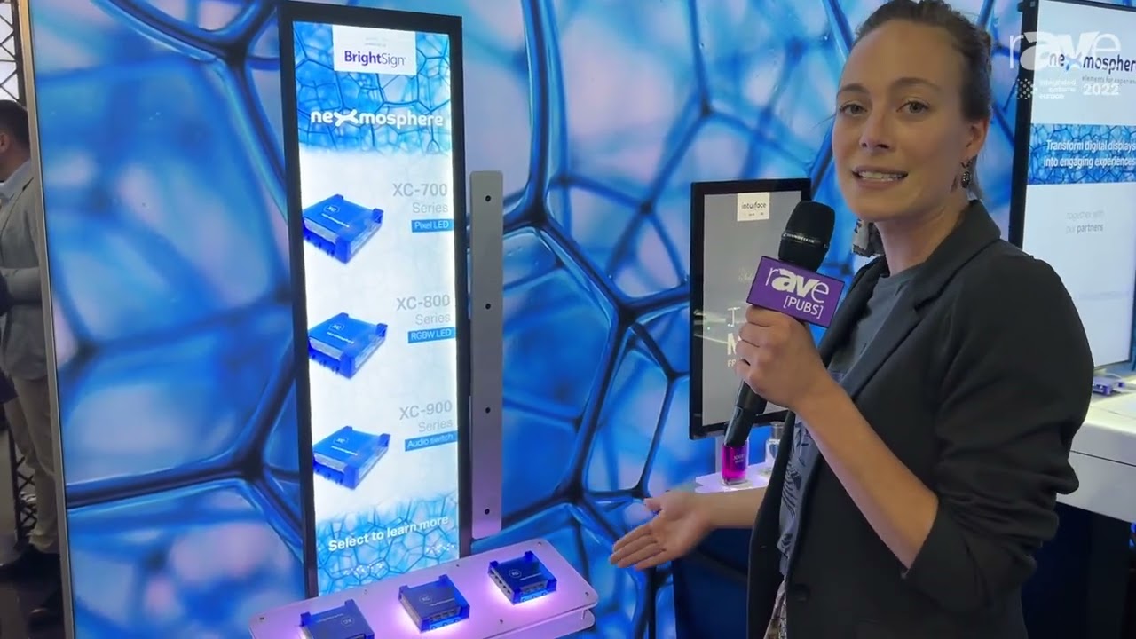 ISE 2022: Nexmosphere Demos X-Eye Presence Sensor, Airbutton Detection Sensors