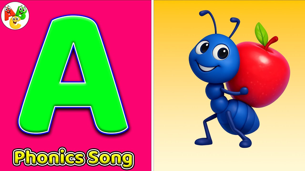 ABC Song for Kids | Learn Alphabet with Fun phonics song | Educational ...