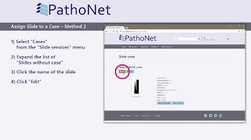 3DHISTECH - PathoNet Tutorial 05b: How to Assign a Slide to a Case
