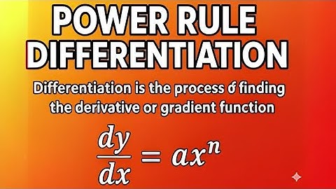 Calculus | Derivatives | Power Rule