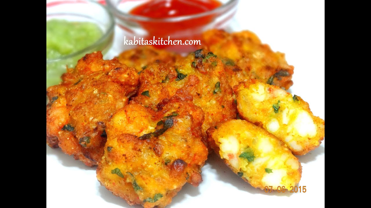 Prawn Pakora Recipe-Prawn Fritters-Spicy and Crispy Prawn Pakora-Easy and Quick non-veg Starter | Kabita Singh | Kabita