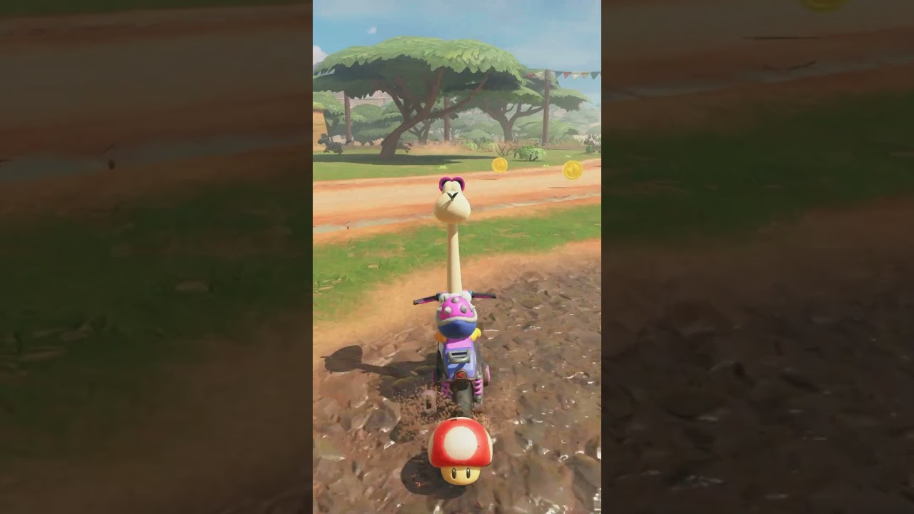 100% Faraway Oasis Question Mark Panels #mariokartworld #mariokart #gaming #shorts