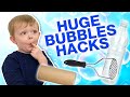 How to blow GIANT Bubbles hacks 😮💭