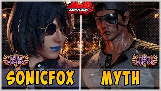 TEKKEN 8 ▰ SonicFox (ZAFINA) vs Myth (DRAGUNOV) ▰ T8 Rank Match ▰
