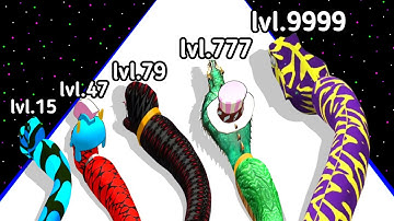 Snake Evolution Run 3D Level Up Snake Part-2 Gameplay (New Update) 2024