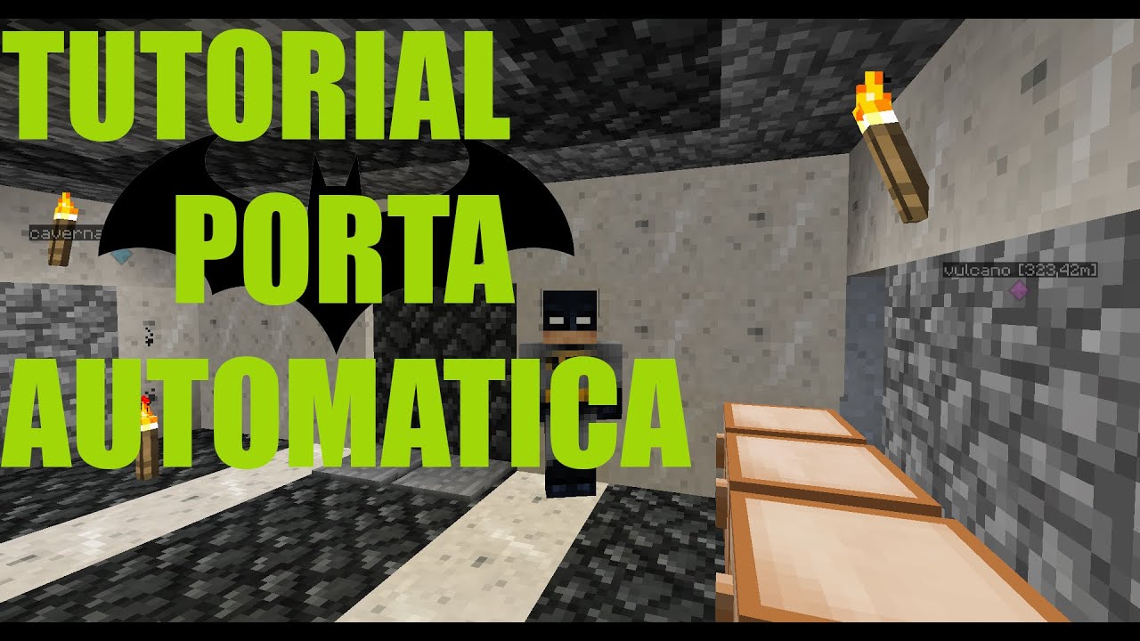 COME FARE LA PORTA AUTOMATICA SU MINECRAFT!?!?! - YouTube