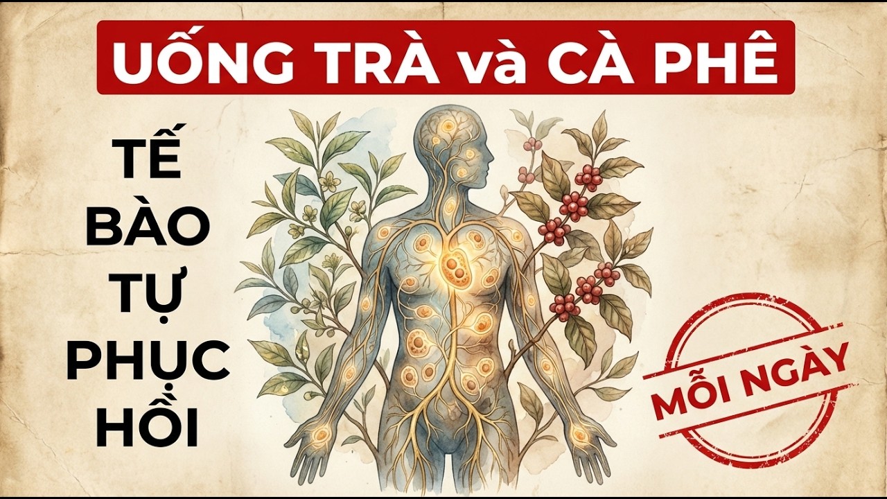 CÀ PHÊ và Trà xanh: Giúp TẾ BÀO TỰ CHỮA LÀNH - CHỐNG LÃO HÓA Mạnh mẽ!