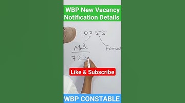 wbp constable notification out 😱 #shorts #short #wbpconstable2024 #viral #wbp  #trending #shortvideo