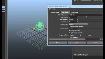 Maya Tutorial - Dynamics Solid Shatter