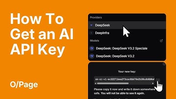 How To Get AI API Key (OpenRouter) - O/Page Tutorial