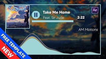 ✅Audio Visualizer in After Effects - After Effects Template - No Third-Party Plugins