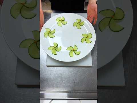 Super salad decoration idea,how to decorate salad cucumber decoration shortviral saladidea