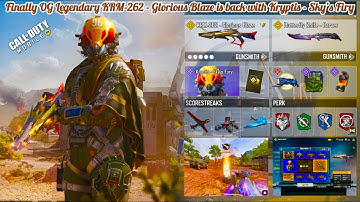 OG Legendary KRM-262 - Glorious Blaze is finally back to drop insane MVP SND 1v4 Clutches in CODM MP