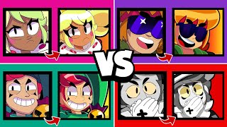 All Brawlers Icons  Real VS Redraw 